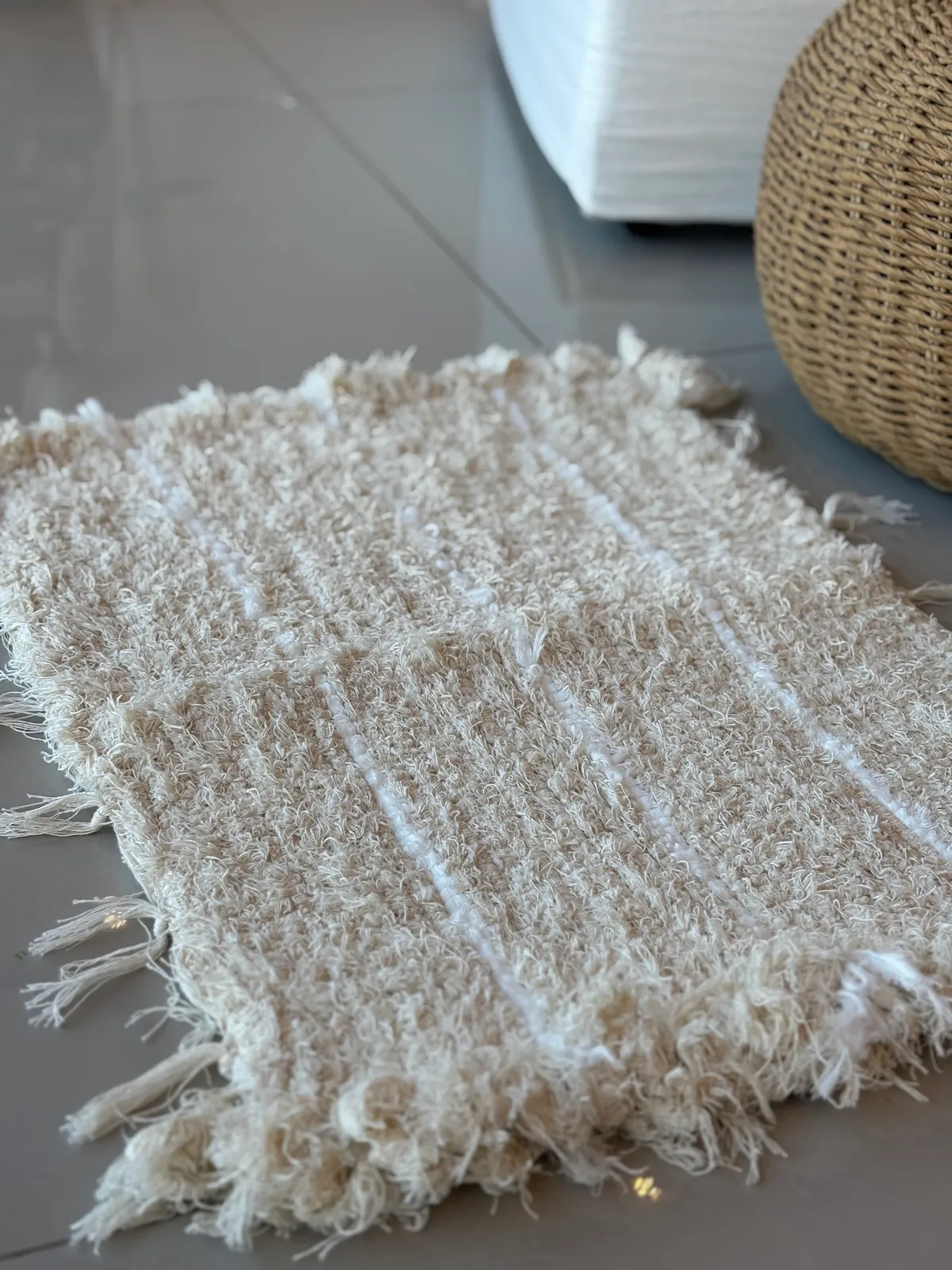 Alfombra 50x70 Raya Blanca