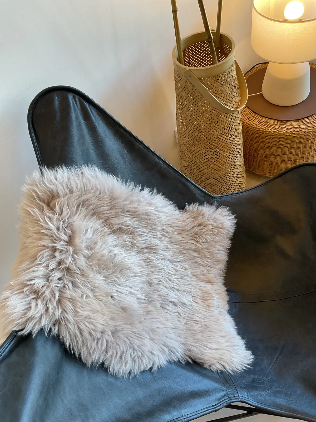 Piel Lanita Pelaje Largo Taupe (L-10000)