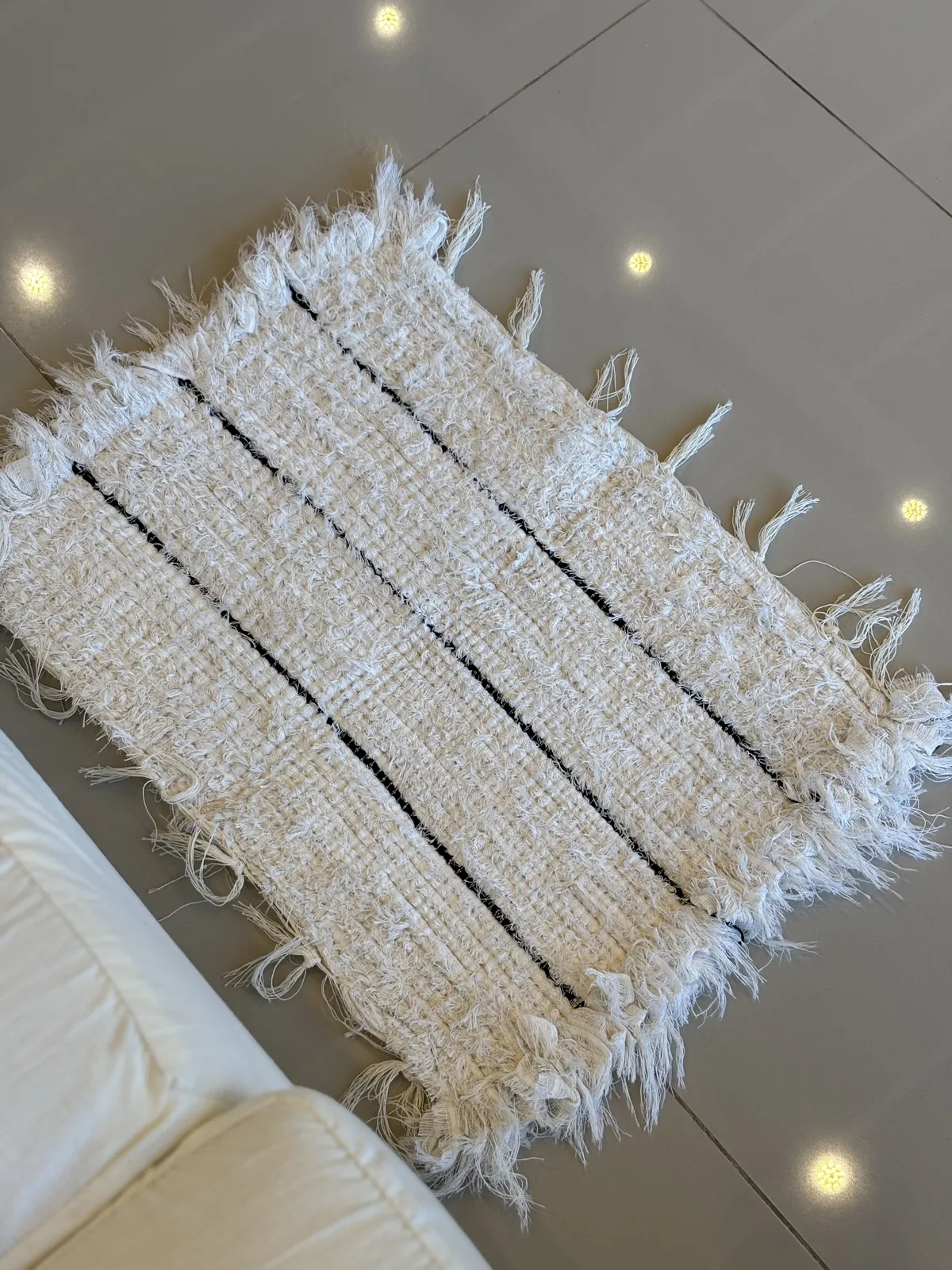 Alfombra 50x70 Raya Negra