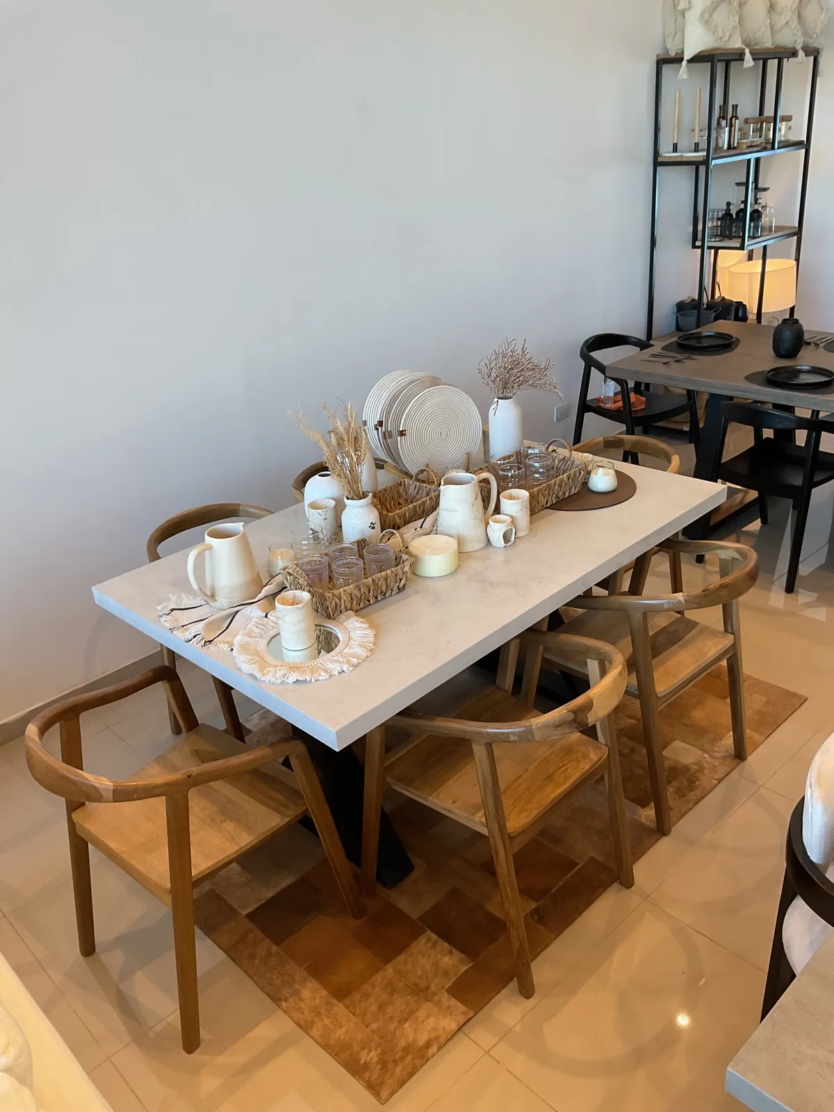 Mesa SPL  HUESO 160x1 Mesa SPL GRIS 180X 1