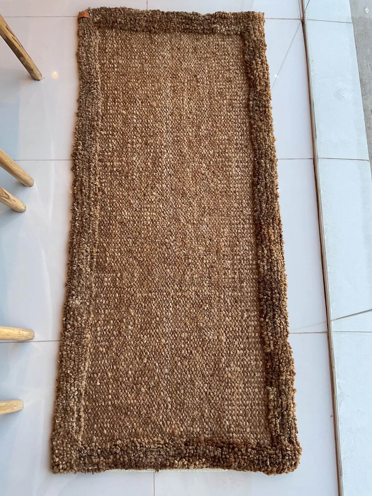Alfombra ALF 972/973 - Algarrobo (Criolla Pelo Cortado - Set x2)