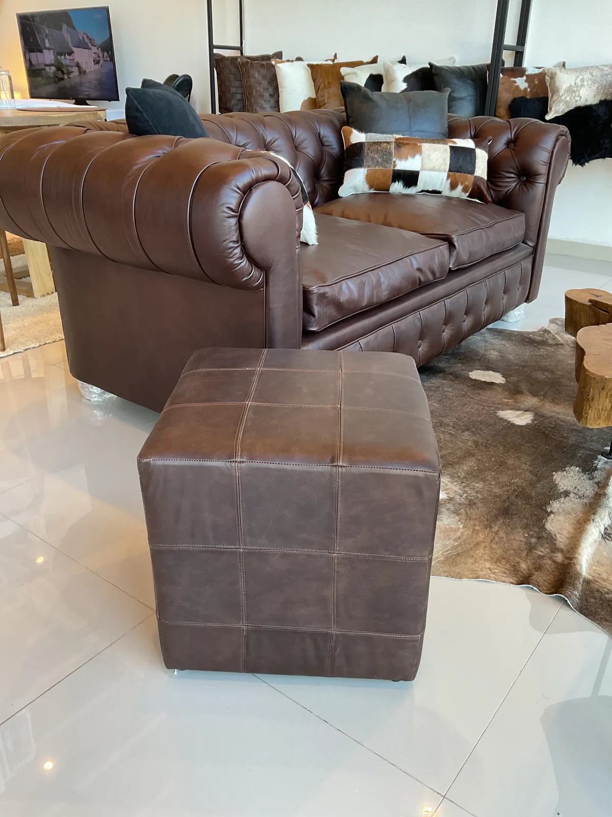 Pouf Toscana Crash Habano (PTOSCANA-CV81)