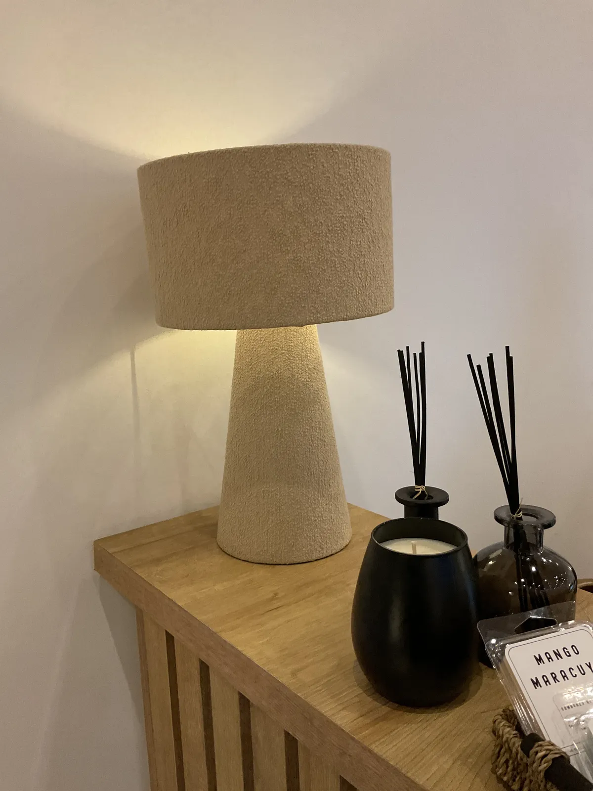 Velador Bouclé beige M