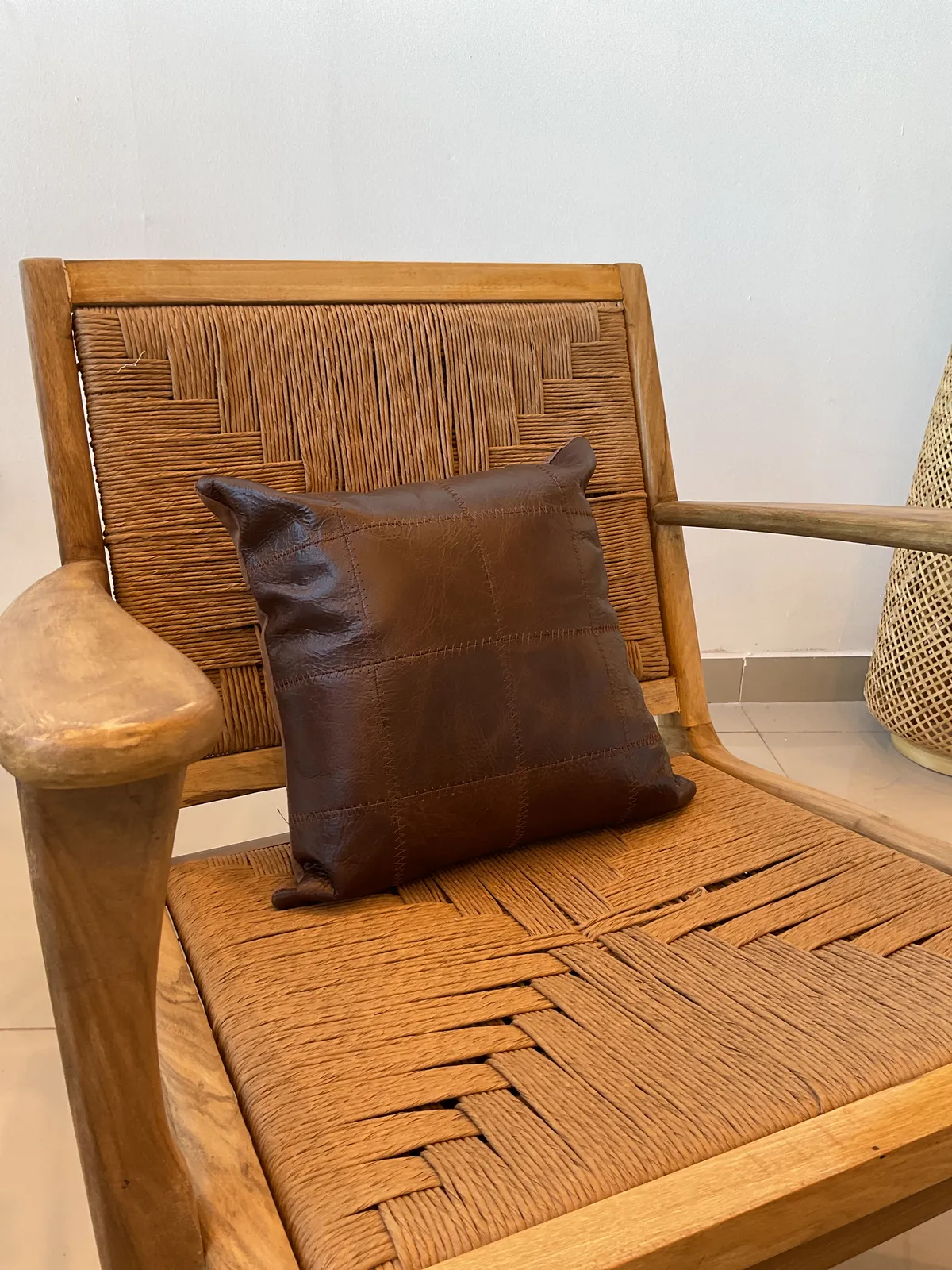 Almohada 40x40 Crash Habano (EA40-CV81)